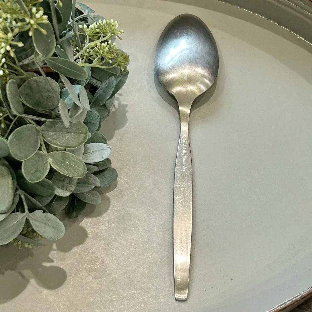 Oneida Community Frostfire Solid Serving Spoon Flatware‎ Piece